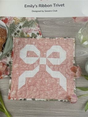 Sewers Club Emily’s Ribbon Trivet Kit